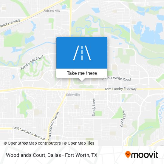 Woodlands Court map