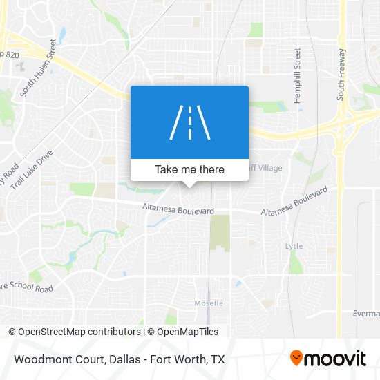 Woodmont Court map