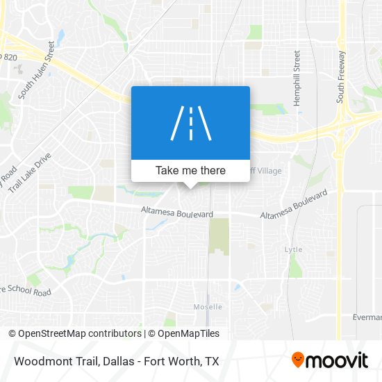 Woodmont Trail map