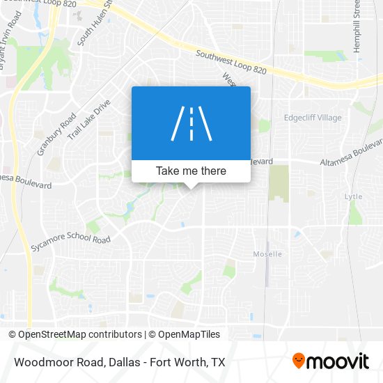 Woodmoor Road map