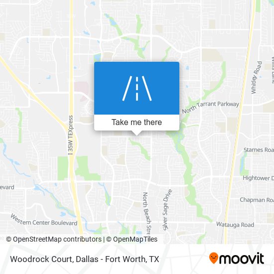 Woodrock Court map