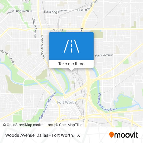 Mapa de Woods Avenue