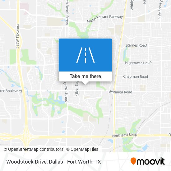 Woodstock Drive map