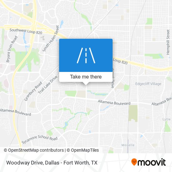 Woodway Drive map