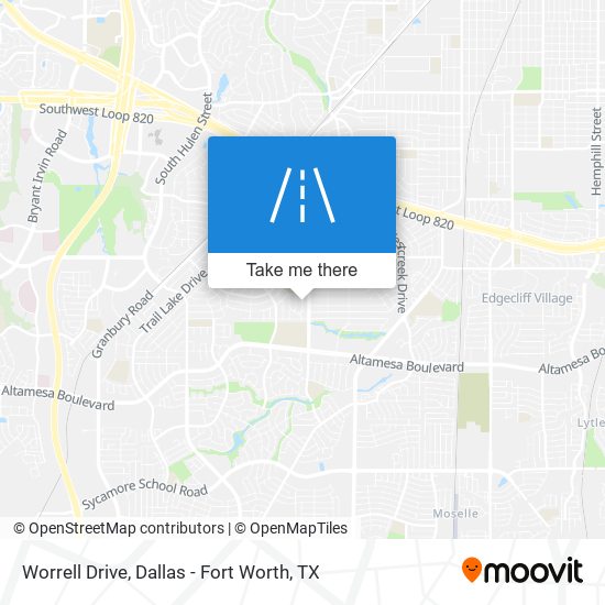 Worrell Drive map