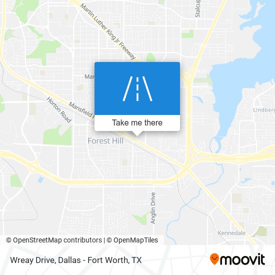 Wreay Drive map
