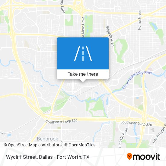 Wycliff Street map