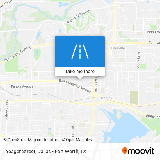Yeager Street map