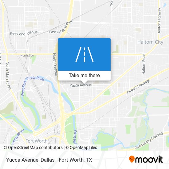 Yucca Avenue map