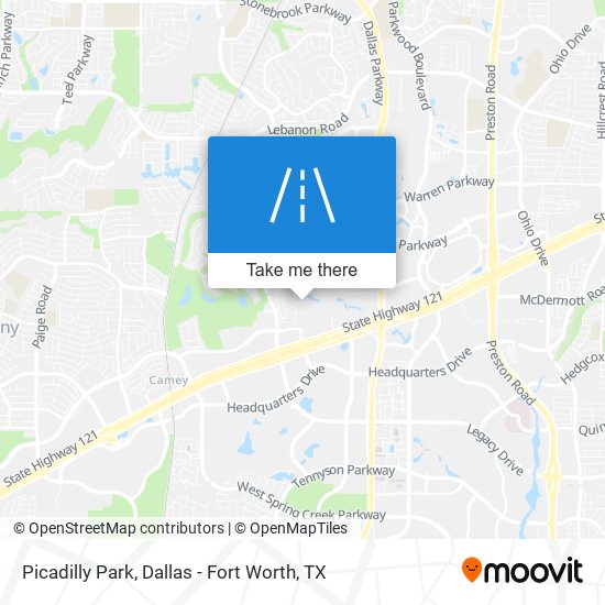 Picadilly Park map