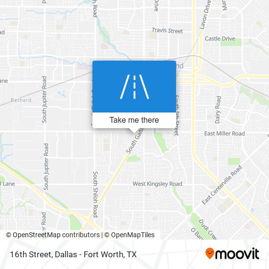 16th Street map