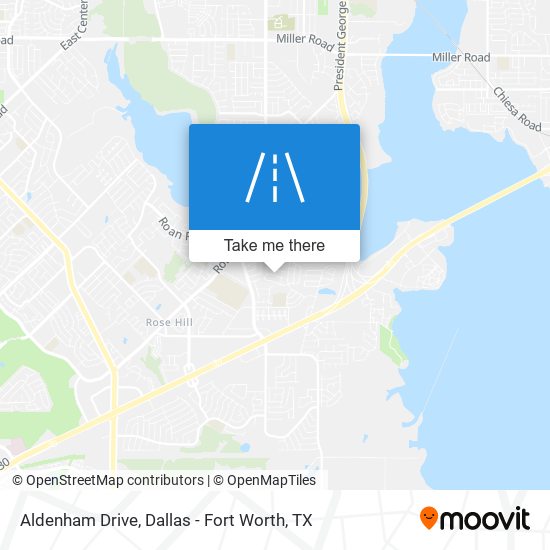 Aldenham Drive map
