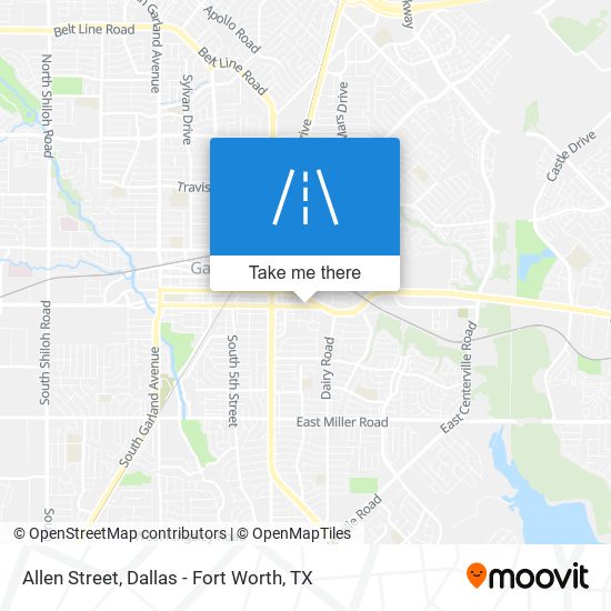 Mapa de Allen Street