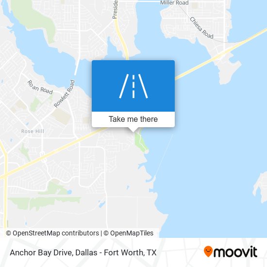 Mapa de Anchor Bay Drive
