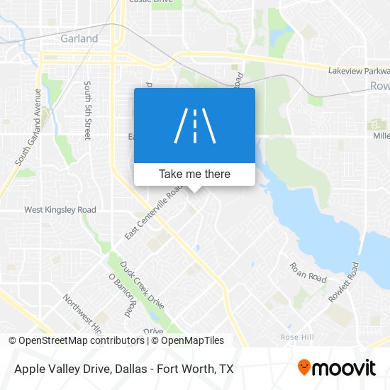 Apple Valley Drive map