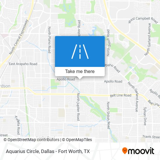 Aquarius Circle map