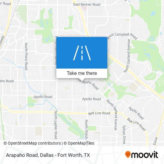 Arapaho Road map