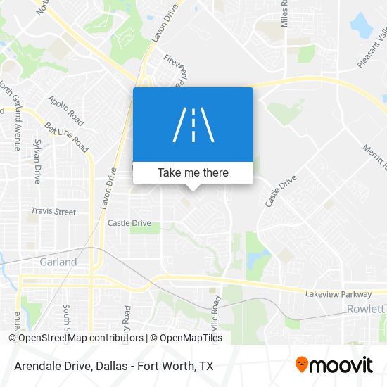 Arendale Drive map