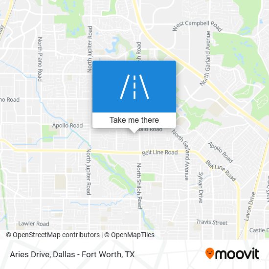 Aries Drive map