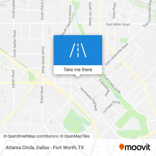 Atlanta Circle map