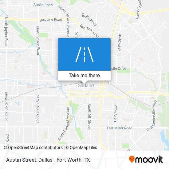 Mapa de Austin Street