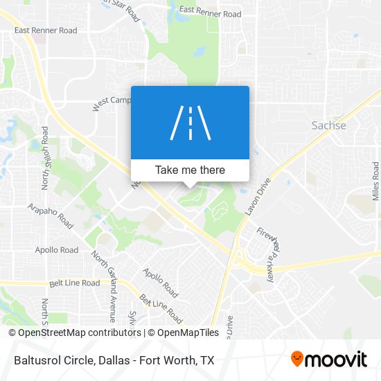 Baltusrol Circle map
