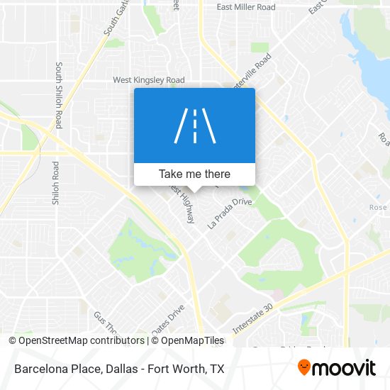 Barcelona Place map