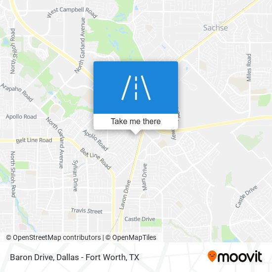 Baron Drive map