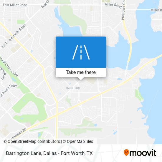 Mapa de Barrington Lane