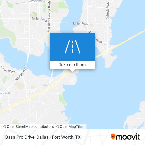 Bass Pro Drive map