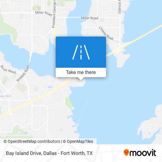 Mapa de Bay Island Drive