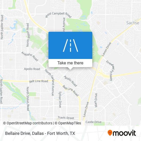 Bellaire Drive map