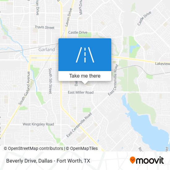 Beverly Drive map