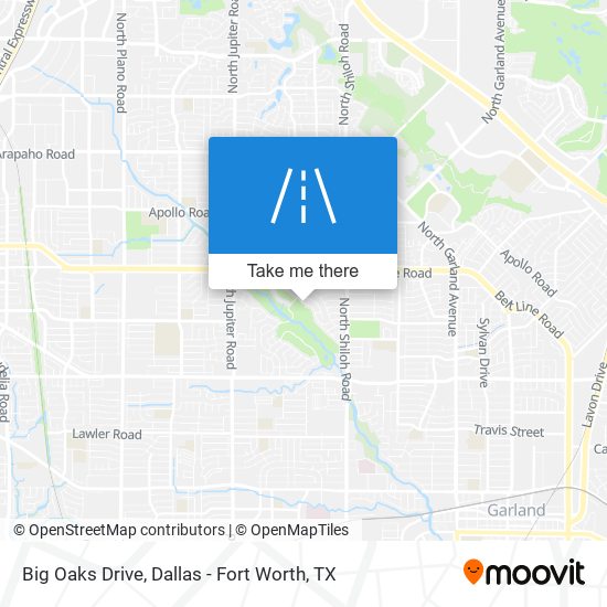 Big Oaks Drive map