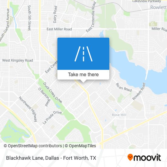 Mapa de Blackhawk Lane