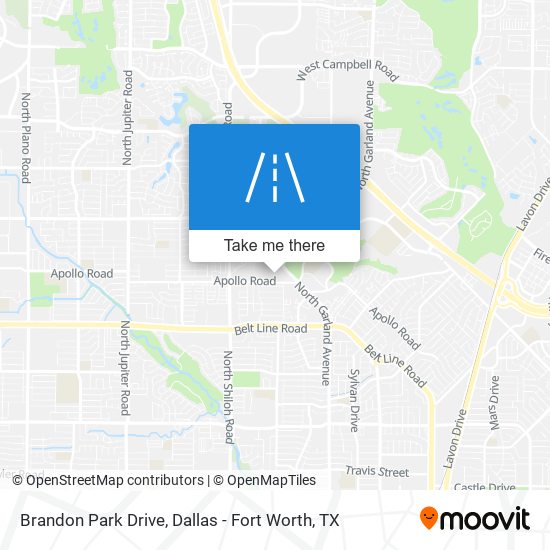 Brandon Park Drive map