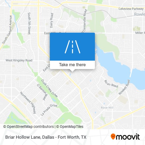 Mapa de Briar Hollow Lane