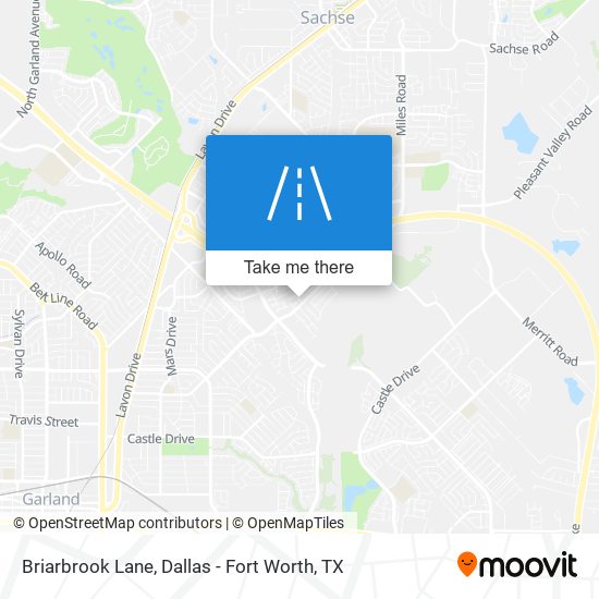 Briarbrook Lane map