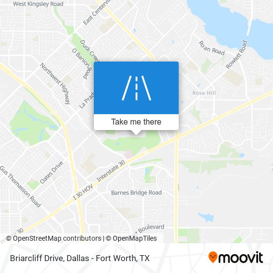 Briarcliff Drive map