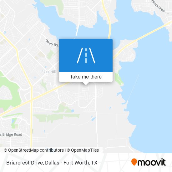 Briarcrest Drive map