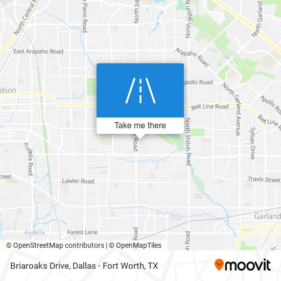 Briaroaks Drive map