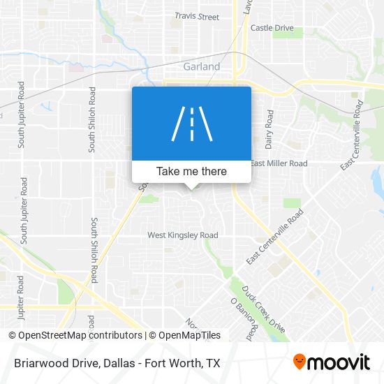 Briarwood Drive map