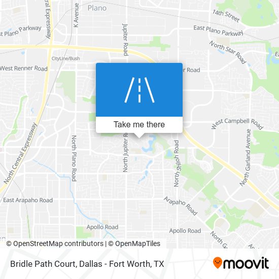 Bridle Path Court map