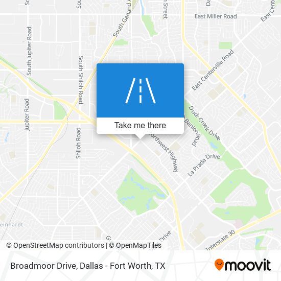 Broadmoor Drive map
