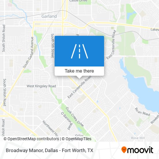 Mapa de Broadway Manor