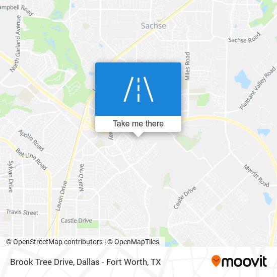 Brook Tree Drive map