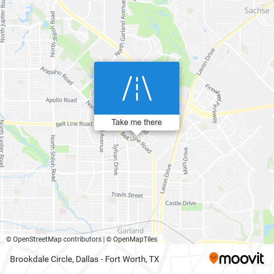 Brookdale Circle map