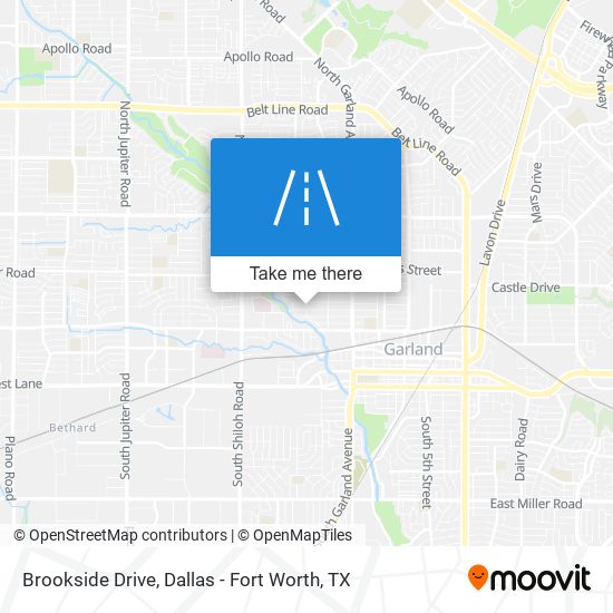 Brookside Drive map
