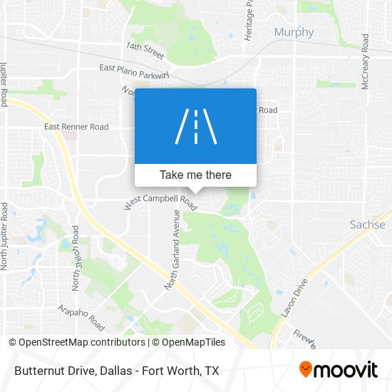 Mapa de Butternut Drive