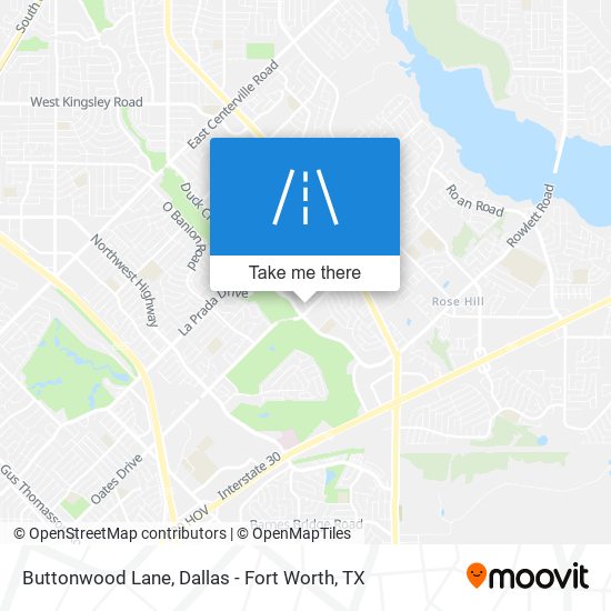 Buttonwood Lane map